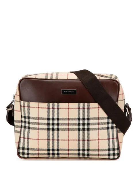 Burberry Pre-Owned 2000-2017 House Check Canvas crossbody bag