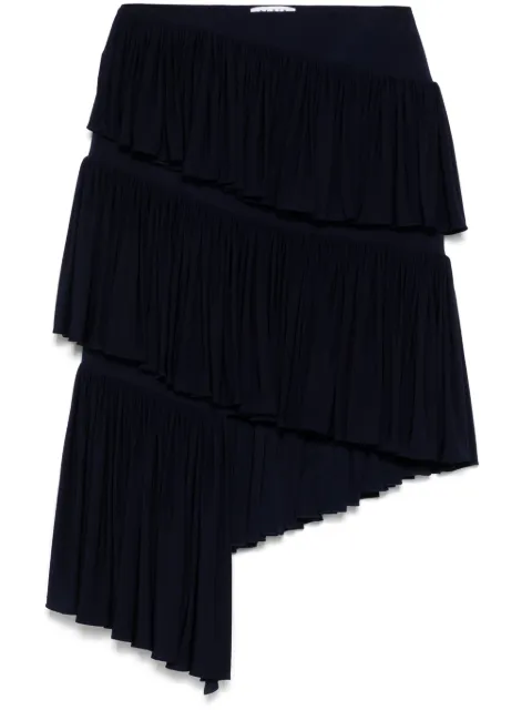 Alaïa spiral jersey mini skirt