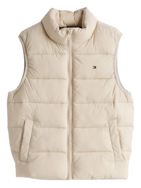 Tommy Hilfiger Junior chaleco capitonado con diseño color block