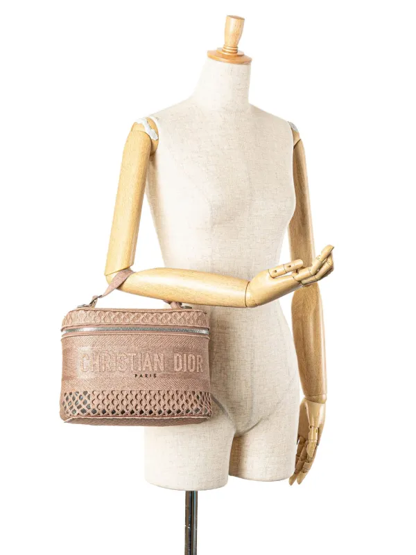 Christian Dior Pre-Owned 2020 Mesh Embroidered Diortravel Case