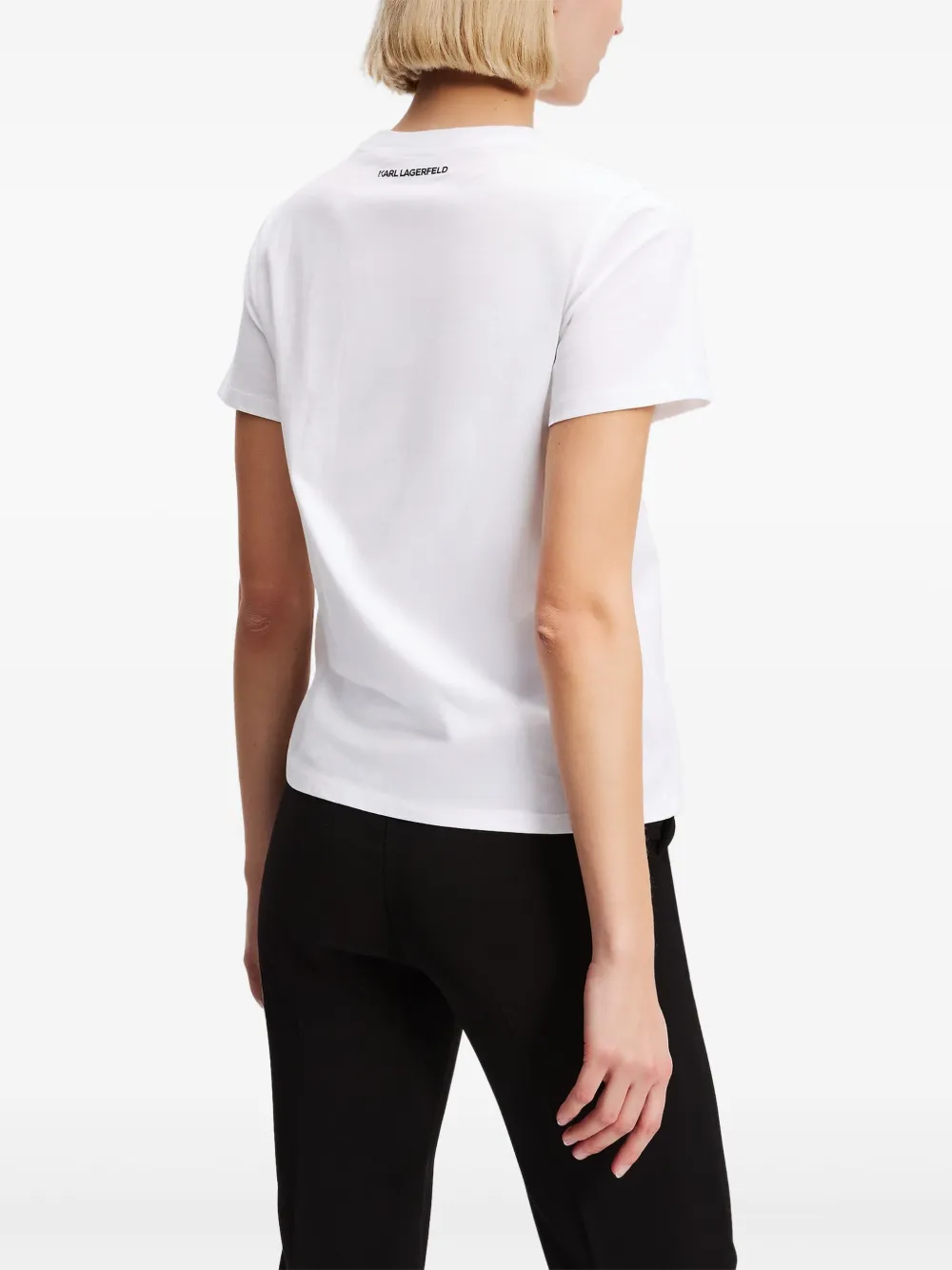 Karl Lagerfeld Rue St-Guillaume T-shirt Wit