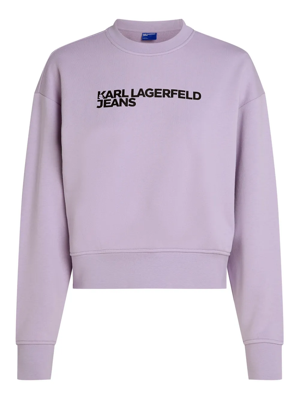 Karl Lagerfeld Jeans Sweater met logoprint Paars