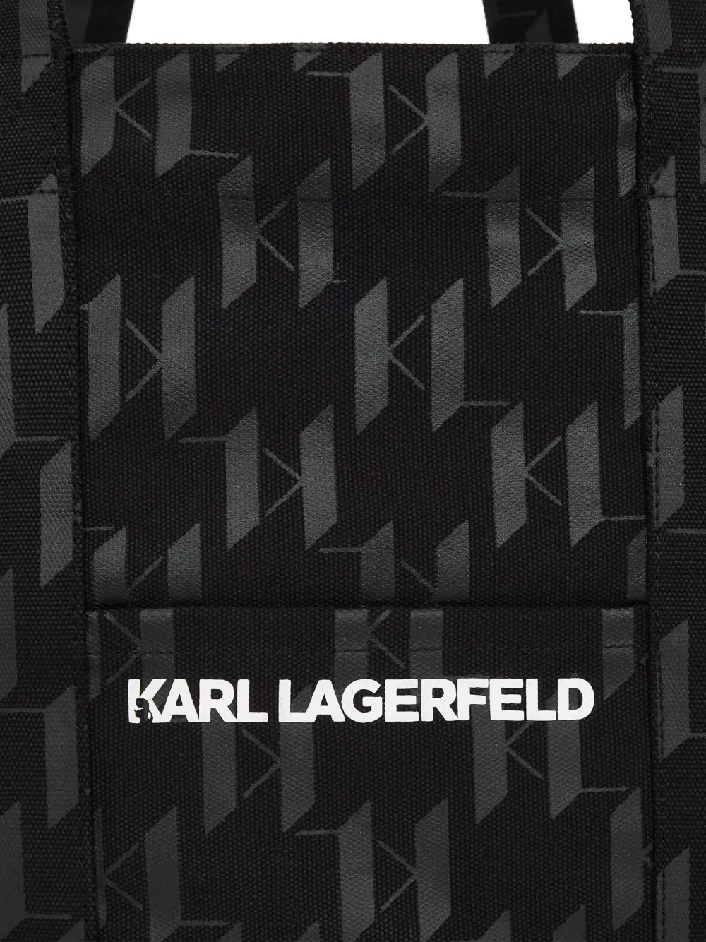 Karl Lagerfeld Extra grote Monogram shopper Zwart