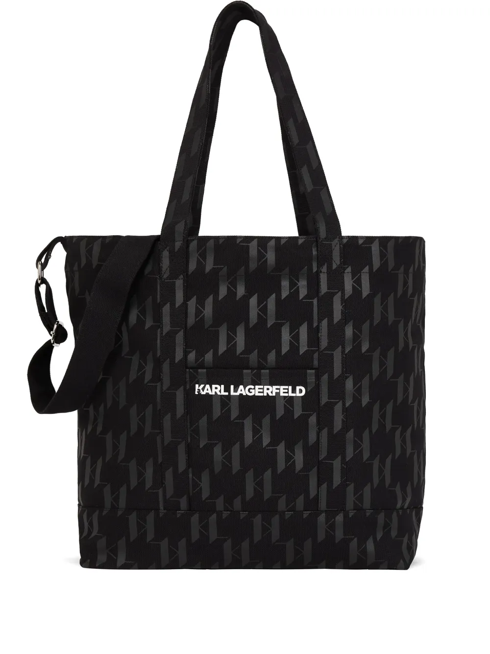 Karl Lagerfeld Extra grote Monogram shopper Zwart