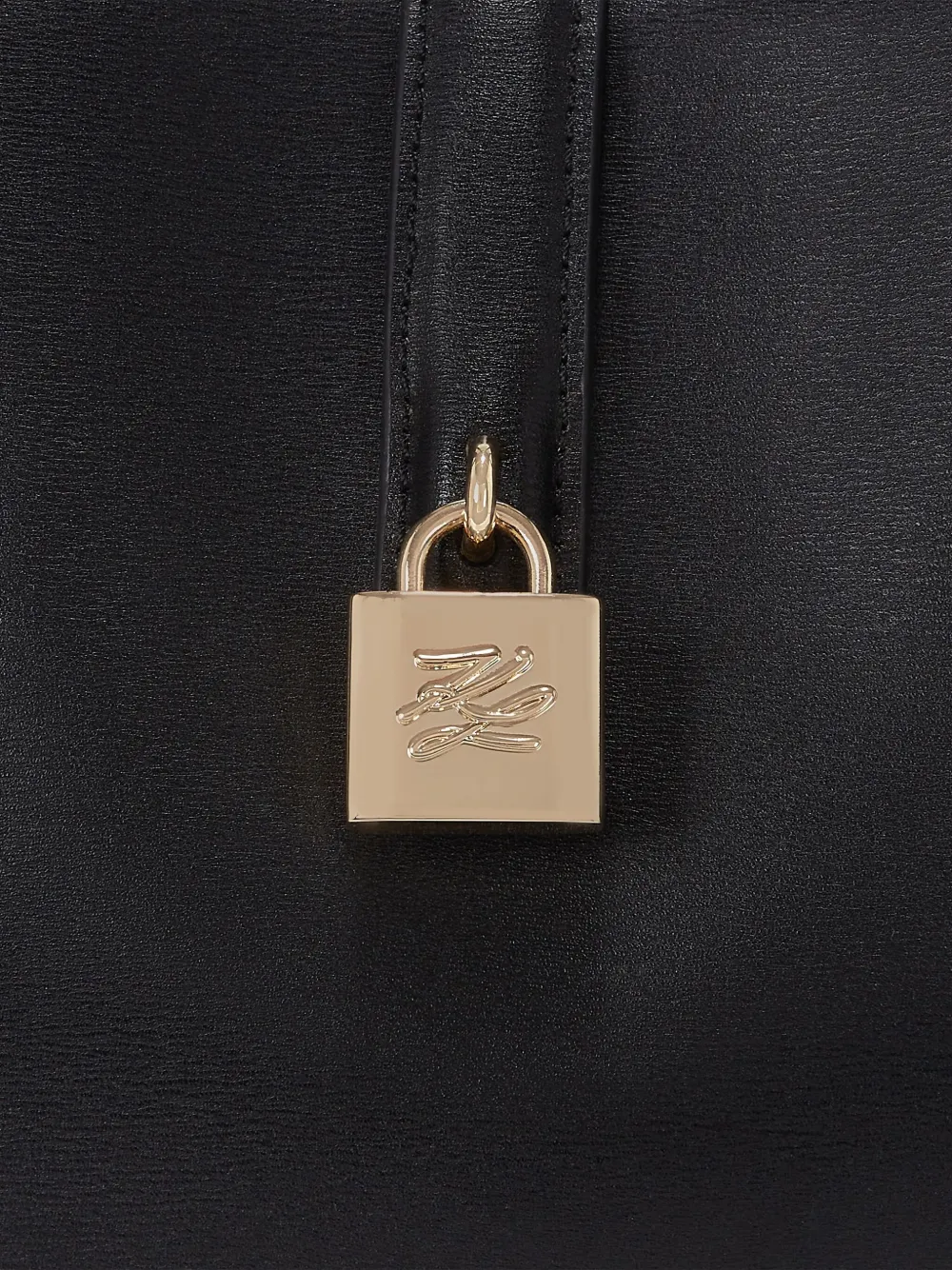 Karl Lagerfeld Medium K Autograph shopper Zwart