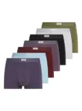 Karl Lagerfeld logo-patch boxers (pack of seven) - Purple