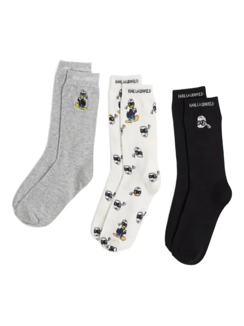 Karl Lagerfeld x Disney all-over print socks  (pack of three)