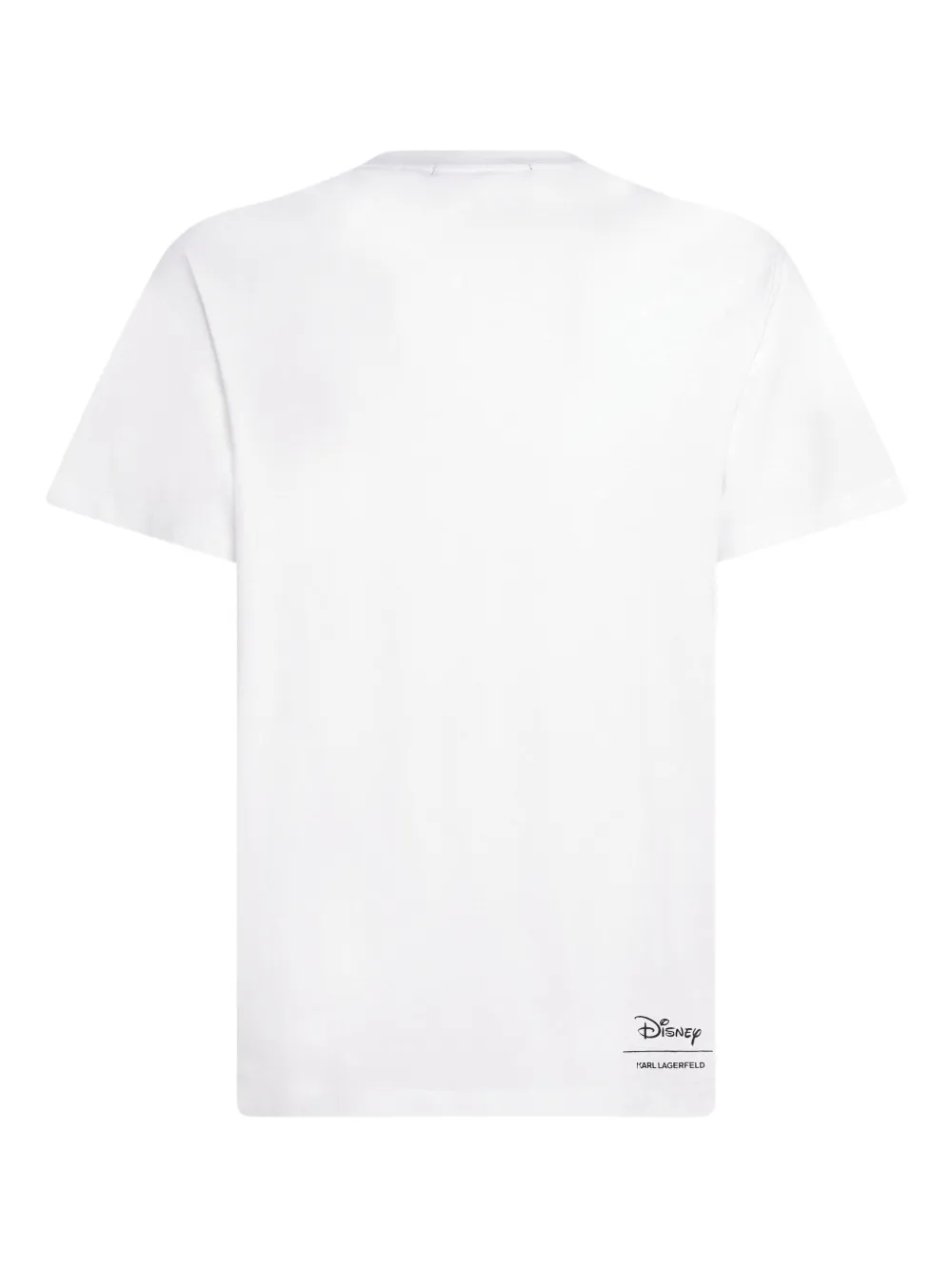 Karl Lagerfeld x Disney T-shirt van biologisch katoen Wit