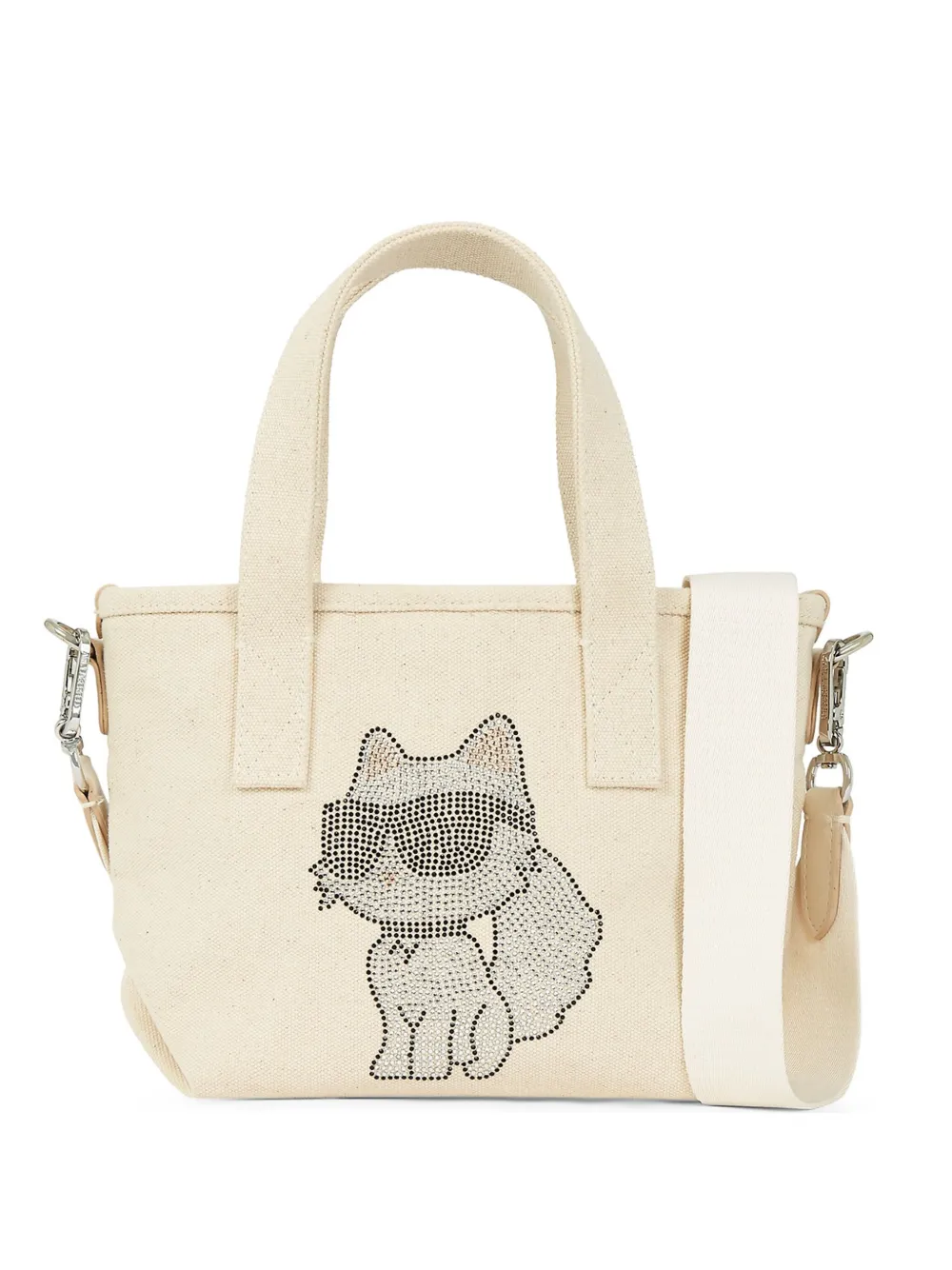 Karl Lagerfeld Ikon Choupette-motif Tote Bag