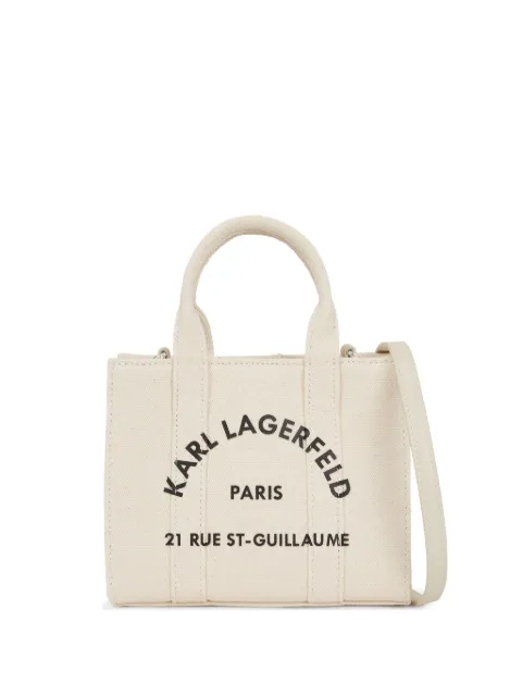 Karl Lagerfeld playera con logo y cuello en V