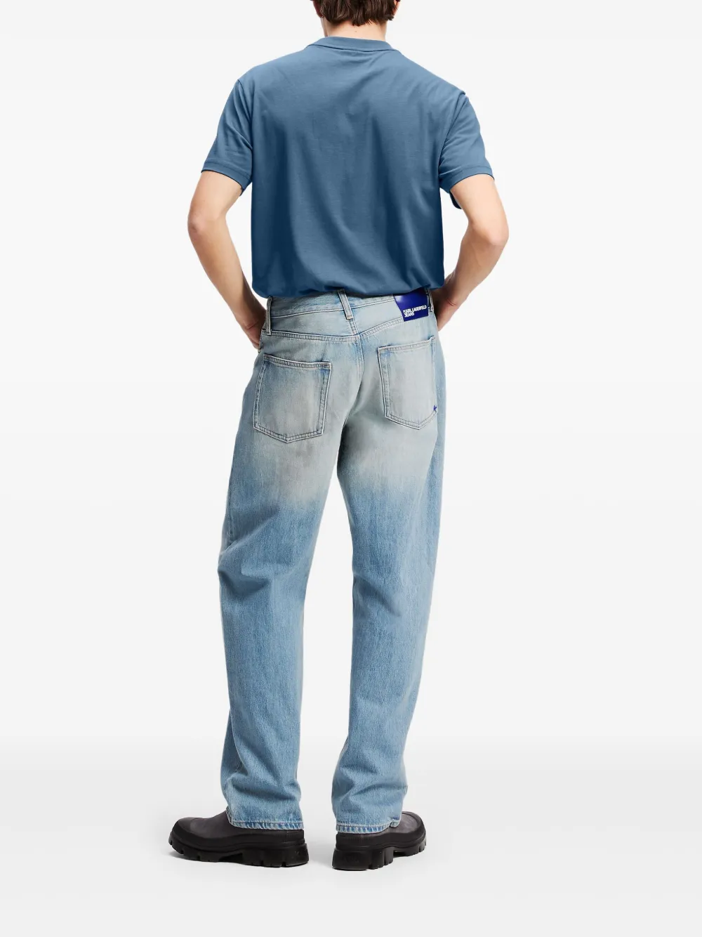 Karl Lagerfeld Jeans Straight jeans Blauw