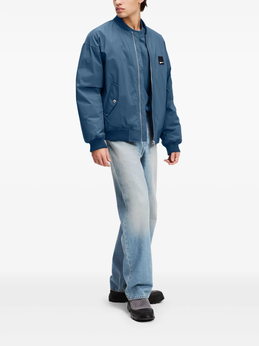 Karl Lagerfeld Jeans Straight jeans Blauw