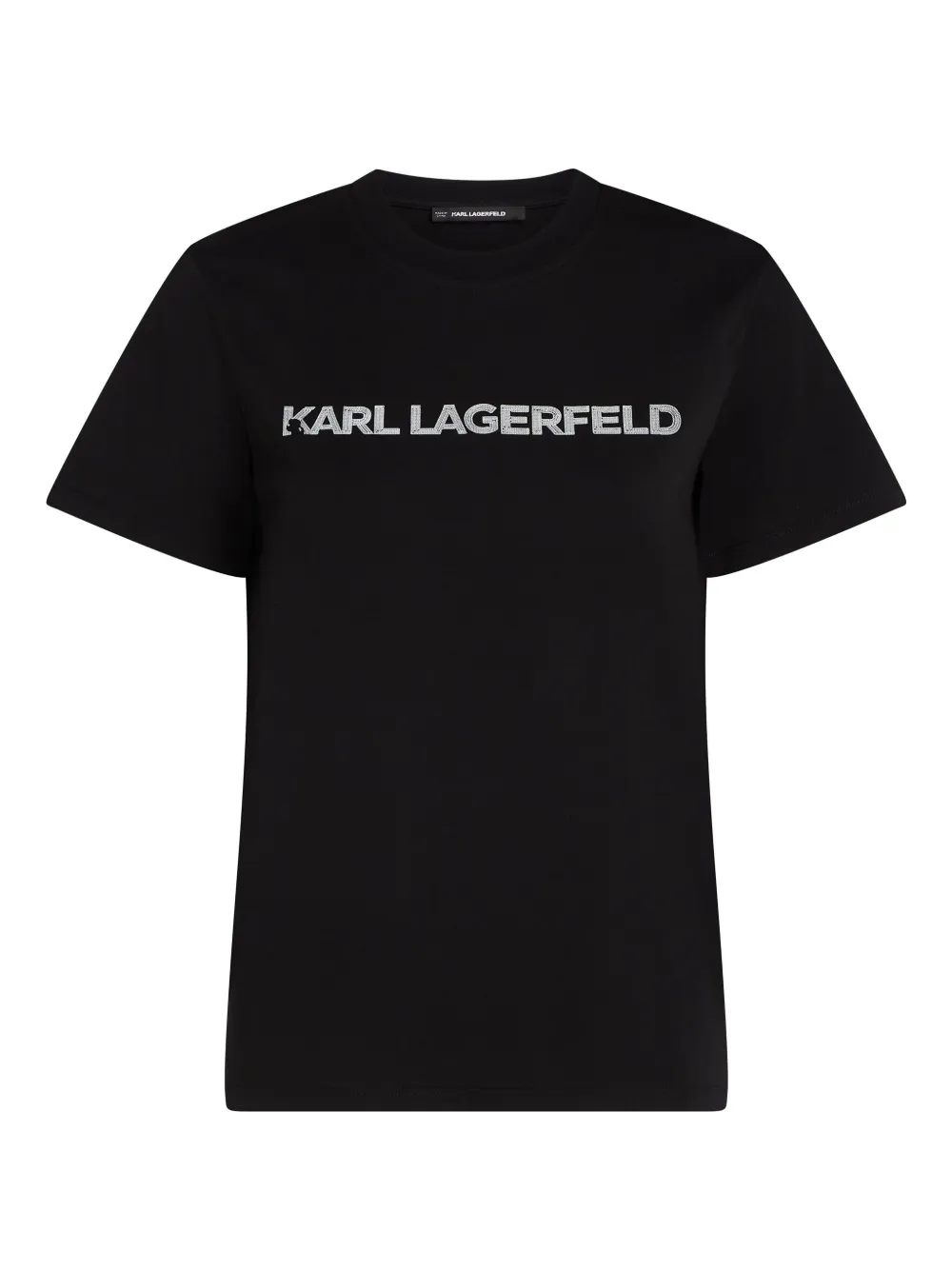 Shop Karl Lagerfeld Logo-print T-shirt