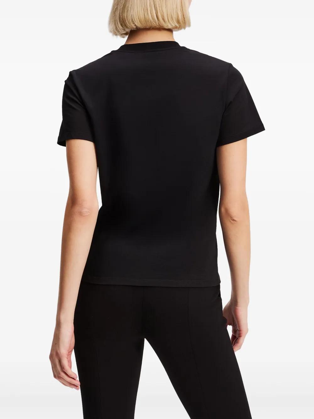 Shop Karl Lagerfeld Logo-print T-shirt
