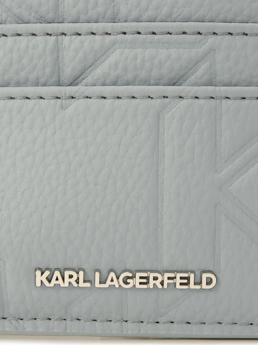 Karl Lagerfeld K Urban pasjeshouder met monogram Grijs