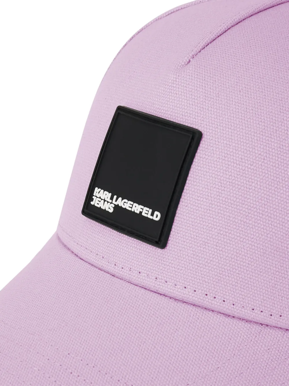 Karl Lagerfeld Jeans Pet met logopatch Roze