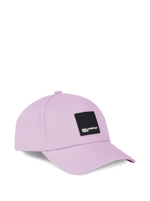 Karl Lagerfeld Jeans logo-patch cap