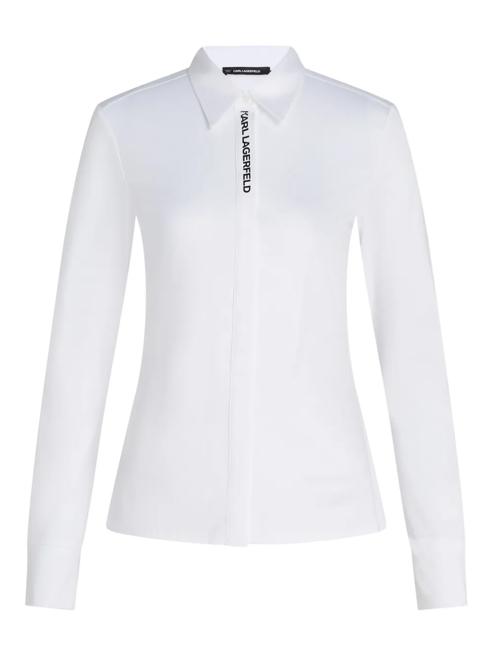 Karl Lagerfeld Blouse met logoprint Wit