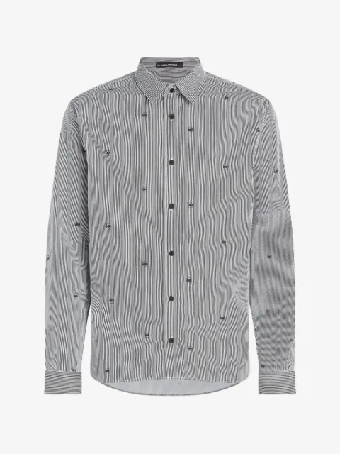 Karl Lagerfeld Ikon striped-pattern shirt