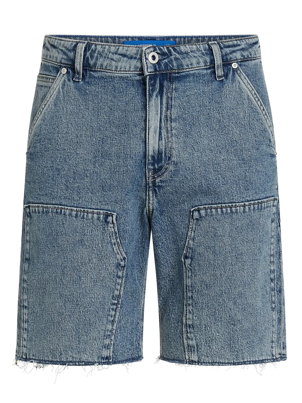 Karl Lagerfeld Jeans raw-cut shorts | Blue | Image 1