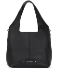 Karl Lagerfeld medium leather tote bag - Black