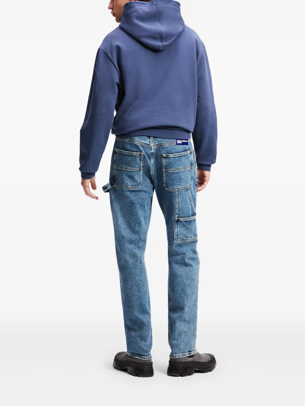 Karl Lagerfeld Jeans Straight jeans Blauw