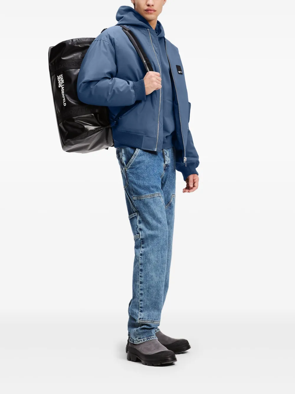 Karl Lagerfeld Jeans Straight jeans Blauw