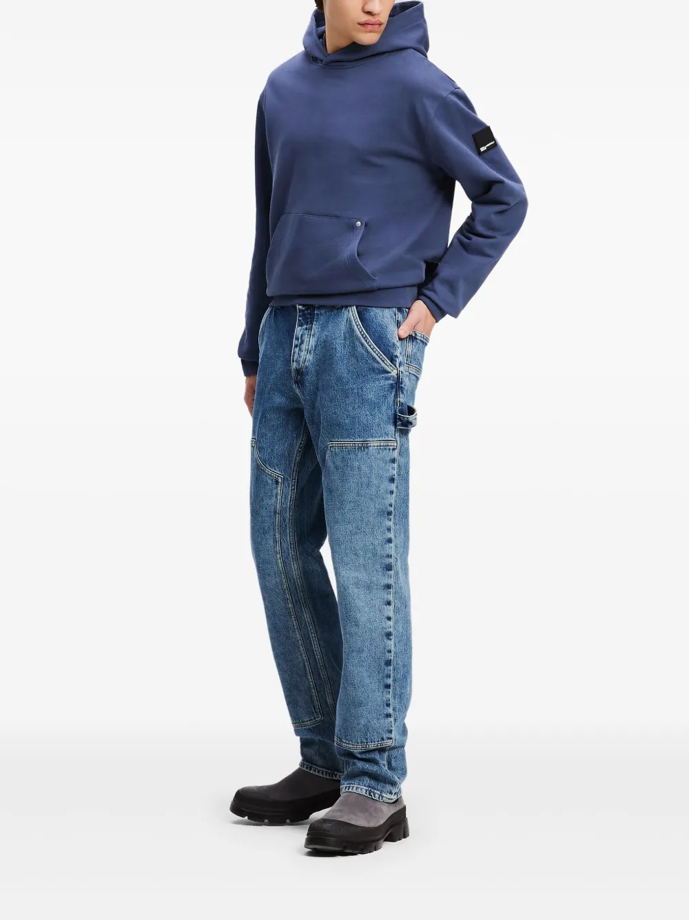 Karl Lagerfeld Jeans Straight jeans - Blauw