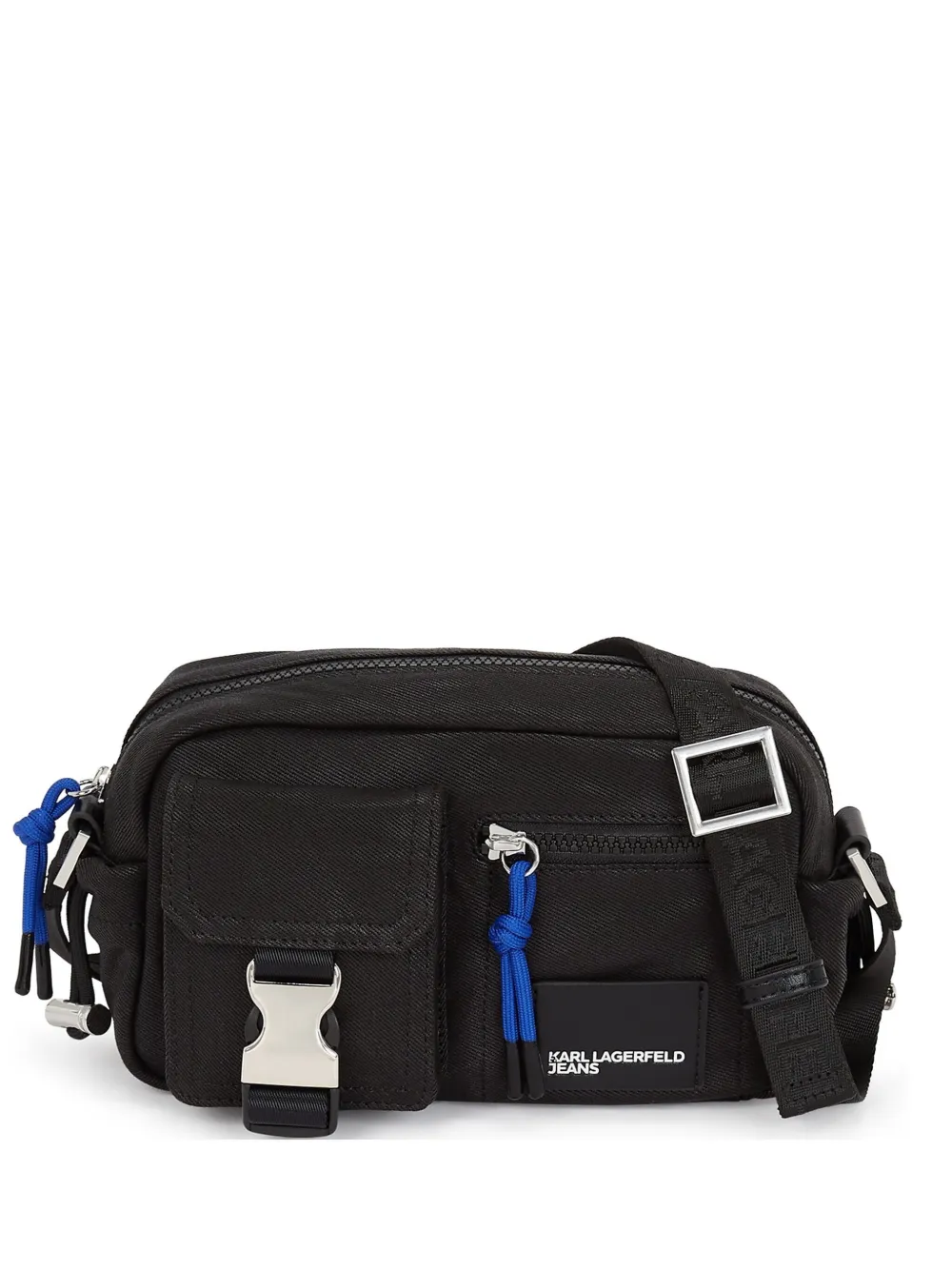 Karl Lagerfeld Jeans Crossbodytas met logoprint Zwart