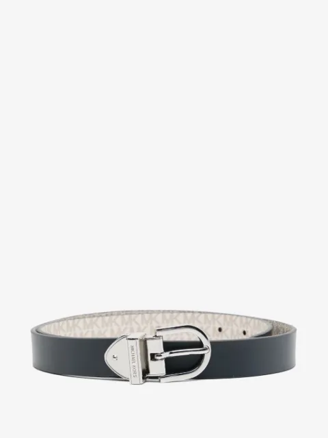Michael Kors embossed logo belt