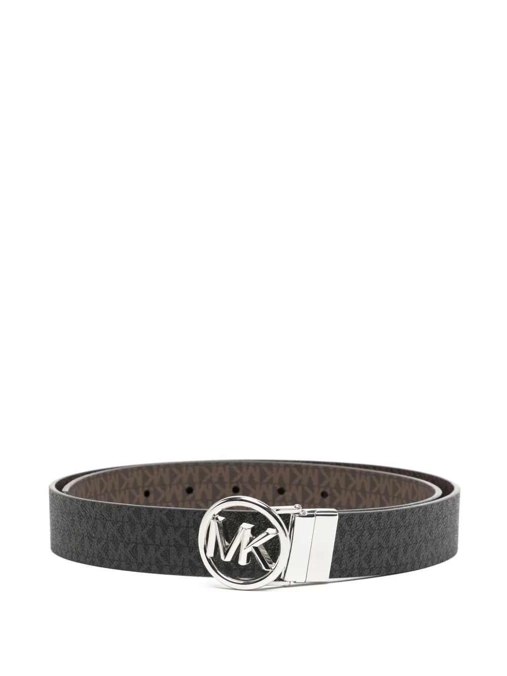 all-over logo print belt