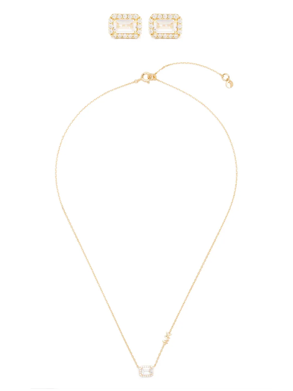 Michael Kors ペンダント&ピアス ボックスセット - ゴールドトーン Michael Kors ペンダント&ピアス ボックスセット - ゴールドトーン