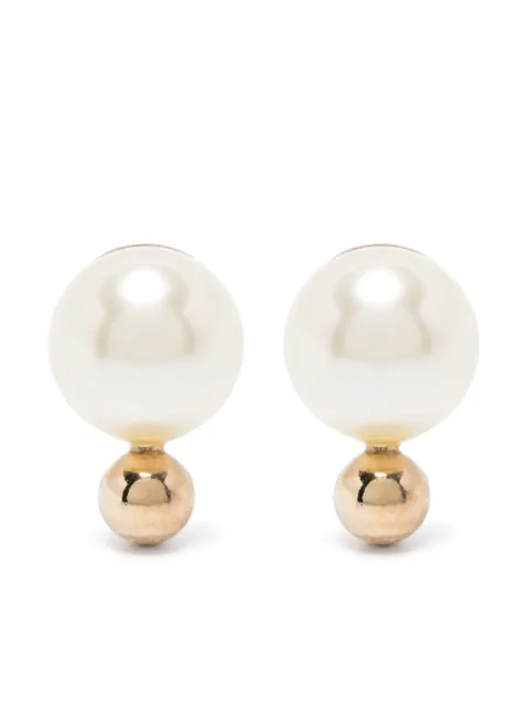 Semicouture faux-pearl earrings