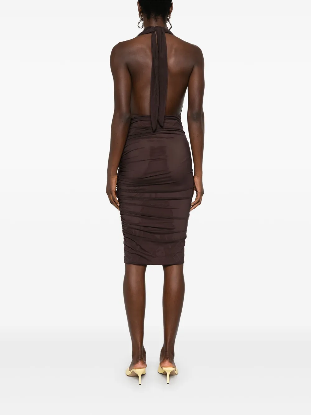 Amazuìn Tamie mini-jurk Bruin
