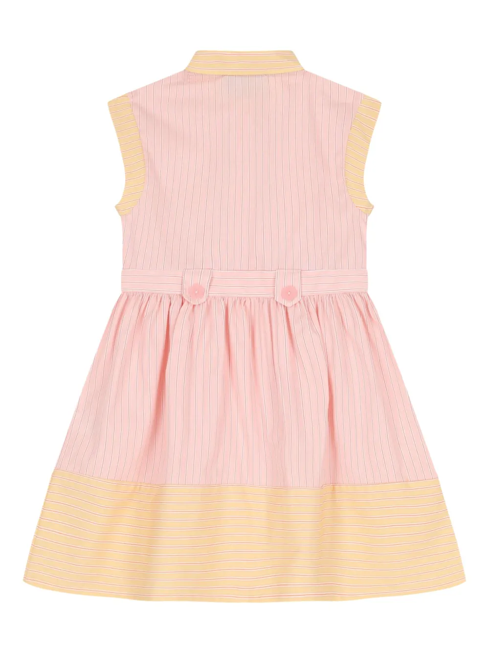 Aigner Kids Gestreepte jurk Roze