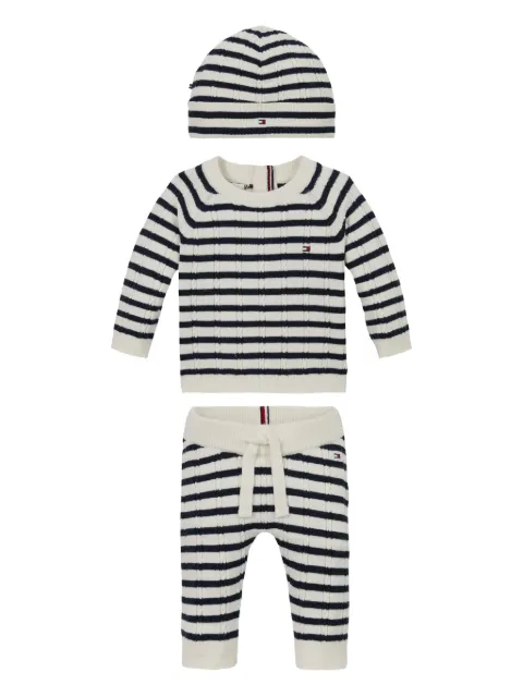 Tommy Hilfiger Junior set pantalones en tejido de ochos