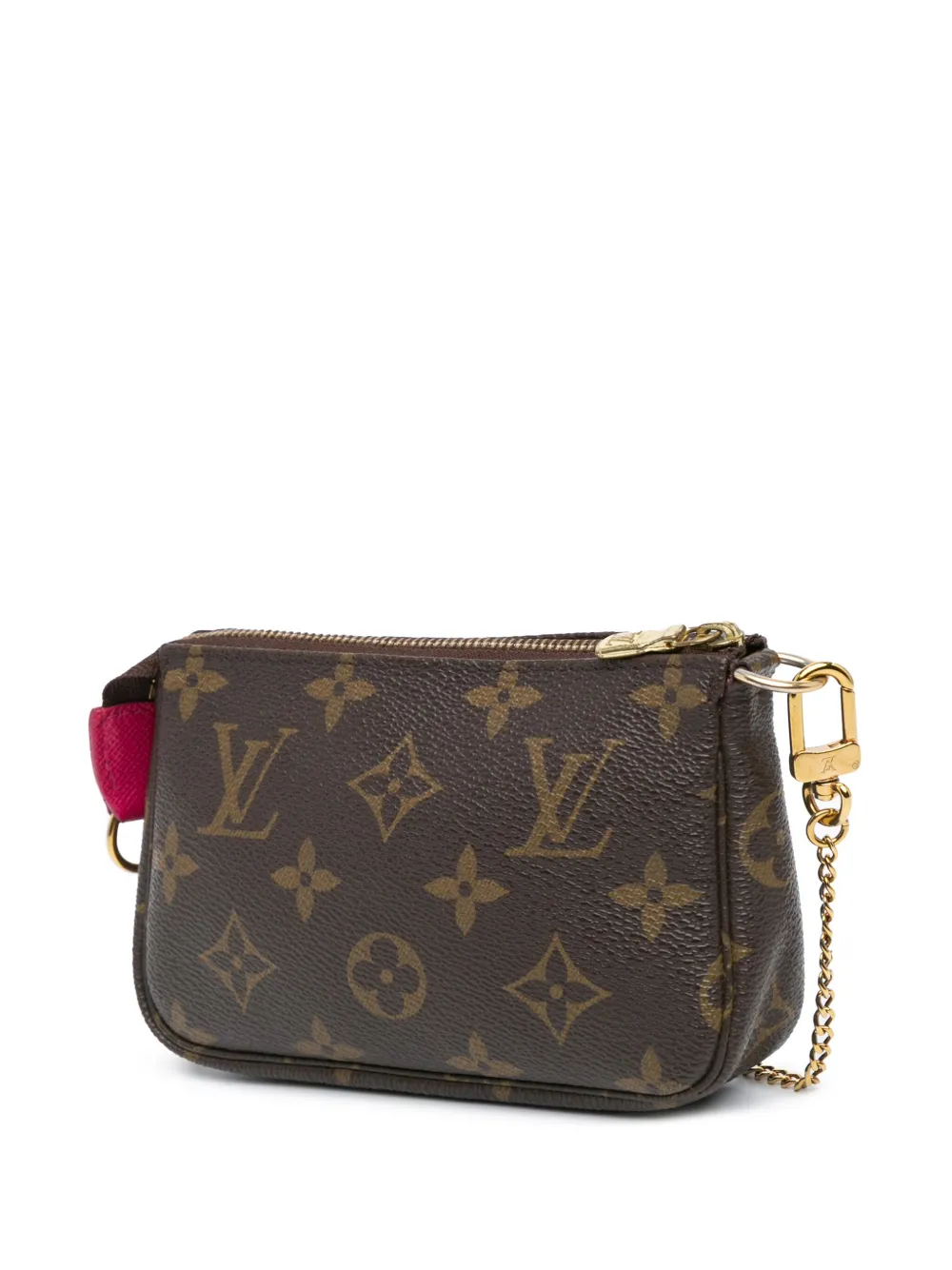 Louis Vuitton Pre-Owned 2018 Monogram Bears on Skis Christmas Animation Pochette Accessoires mini-schoudertas - Bruin