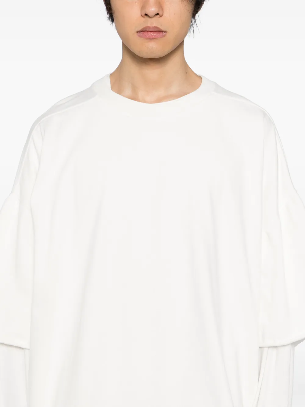Rick Owens DRKSHDW Tommy Hustler T-shirt Wit