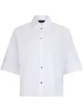 LIU JO oversized button-up shirt - White