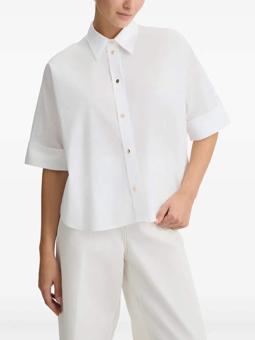 LIU JO Oversized blouse met knopen Wit