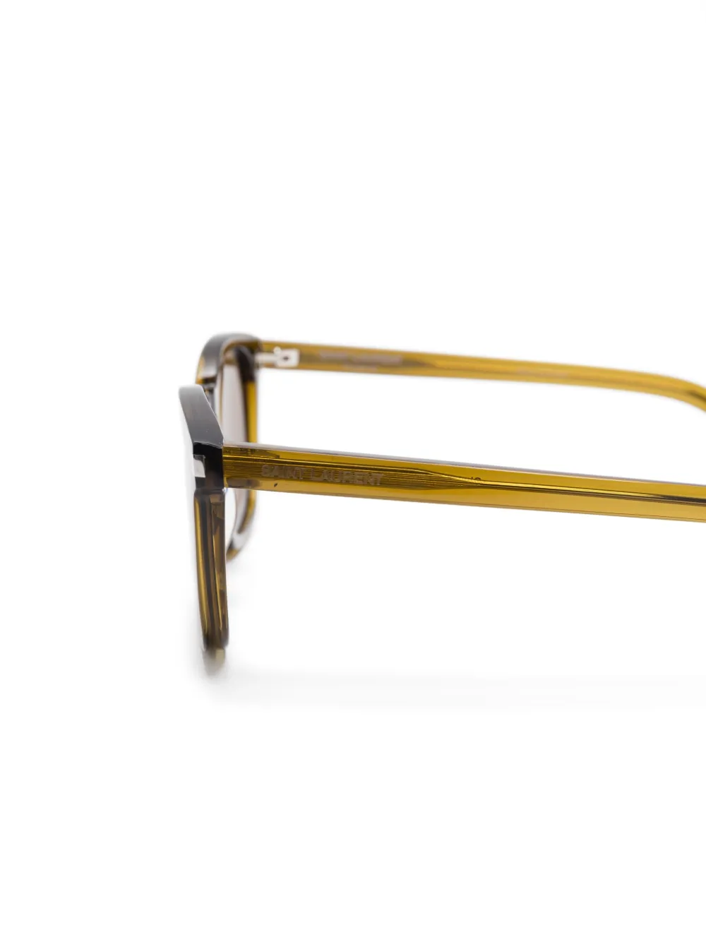 Saint Laurent Eyewear SL 28 Zonnebril Groen