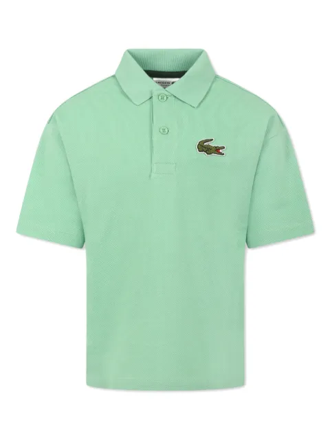 Lacoste Kids Camisa polo com patch de logo