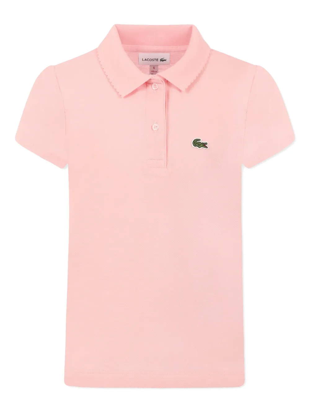 Lacoste Kids Poloshirt met logopatch Roze