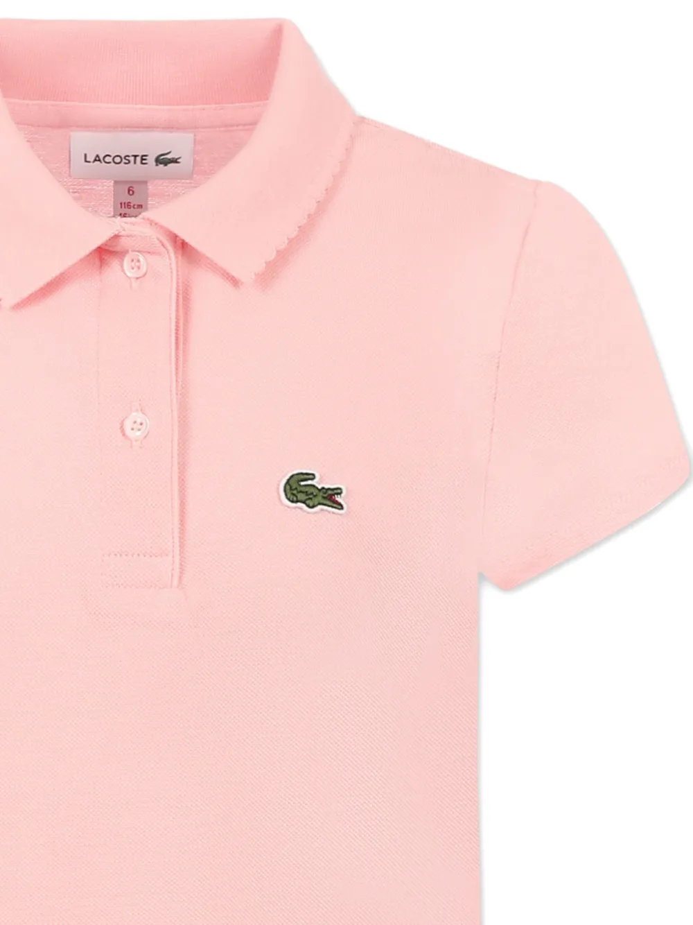 Lacoste Kids Poloshirt met logopatch Roze