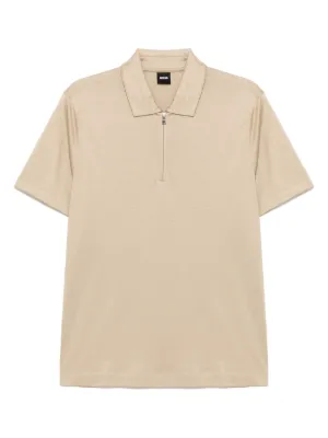 BOSS ベージュ ポロシャツ　新品 BOSS ポロシャツ | ニュートラル | FARFETCH JP