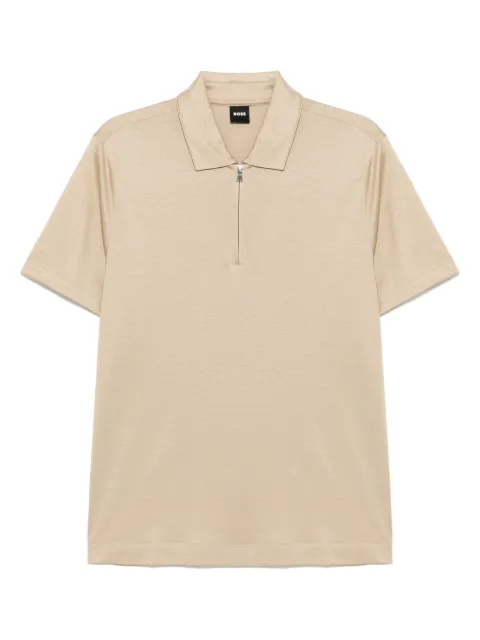 BOSS half-zip polo shirt