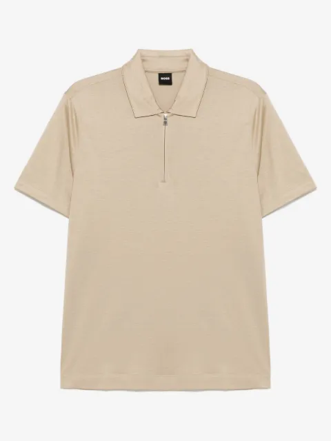 BOSS half-zip polo shirt