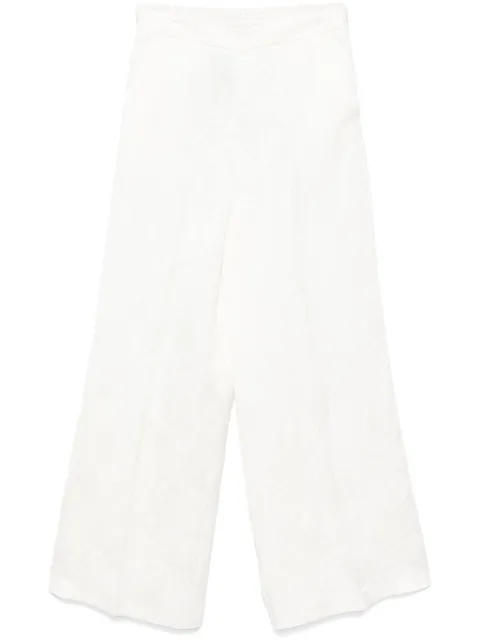 TWINSET jacquard palazzo pants