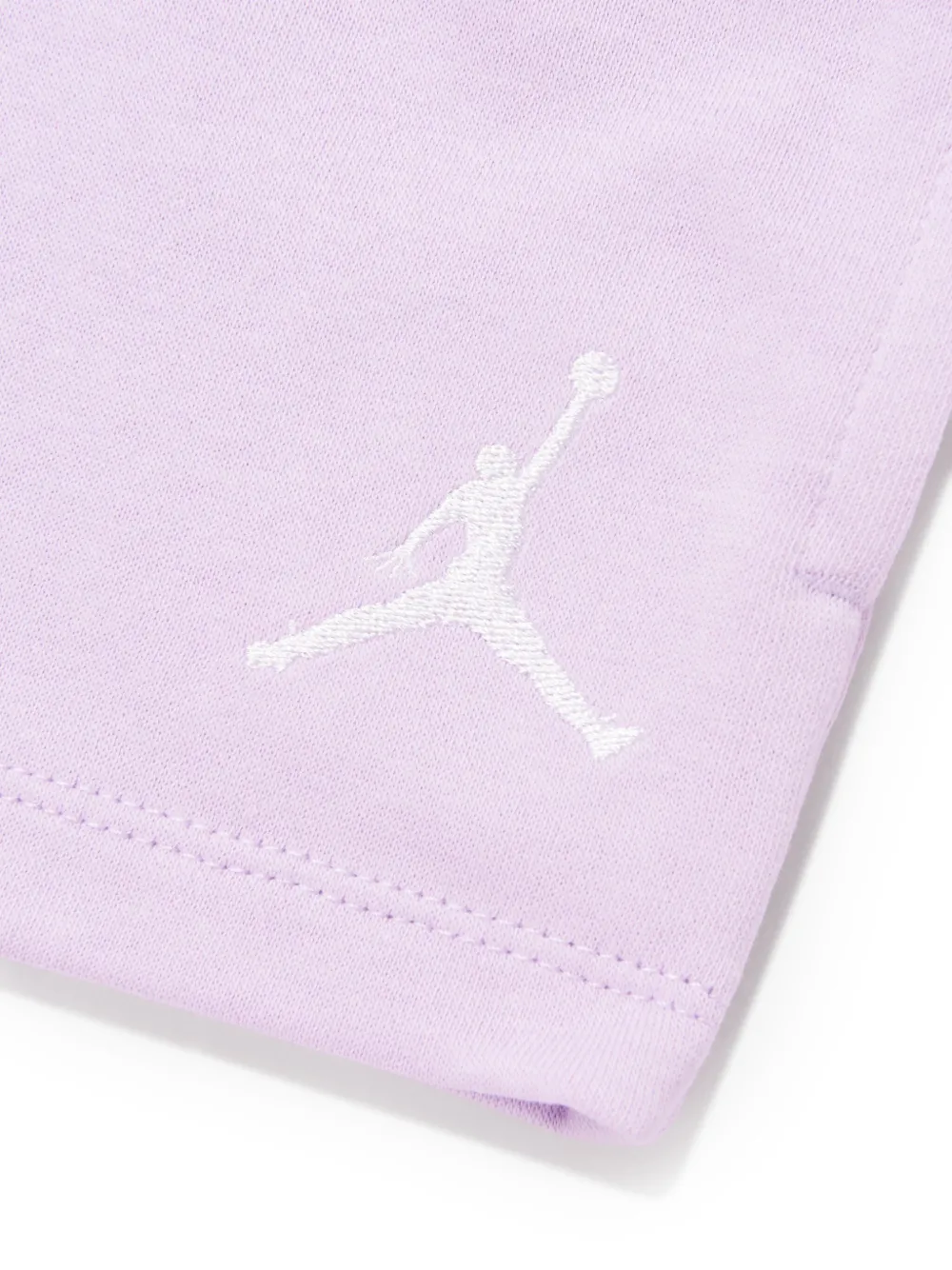Jordan Kids Jumpman shorts met borduurwerk Paars