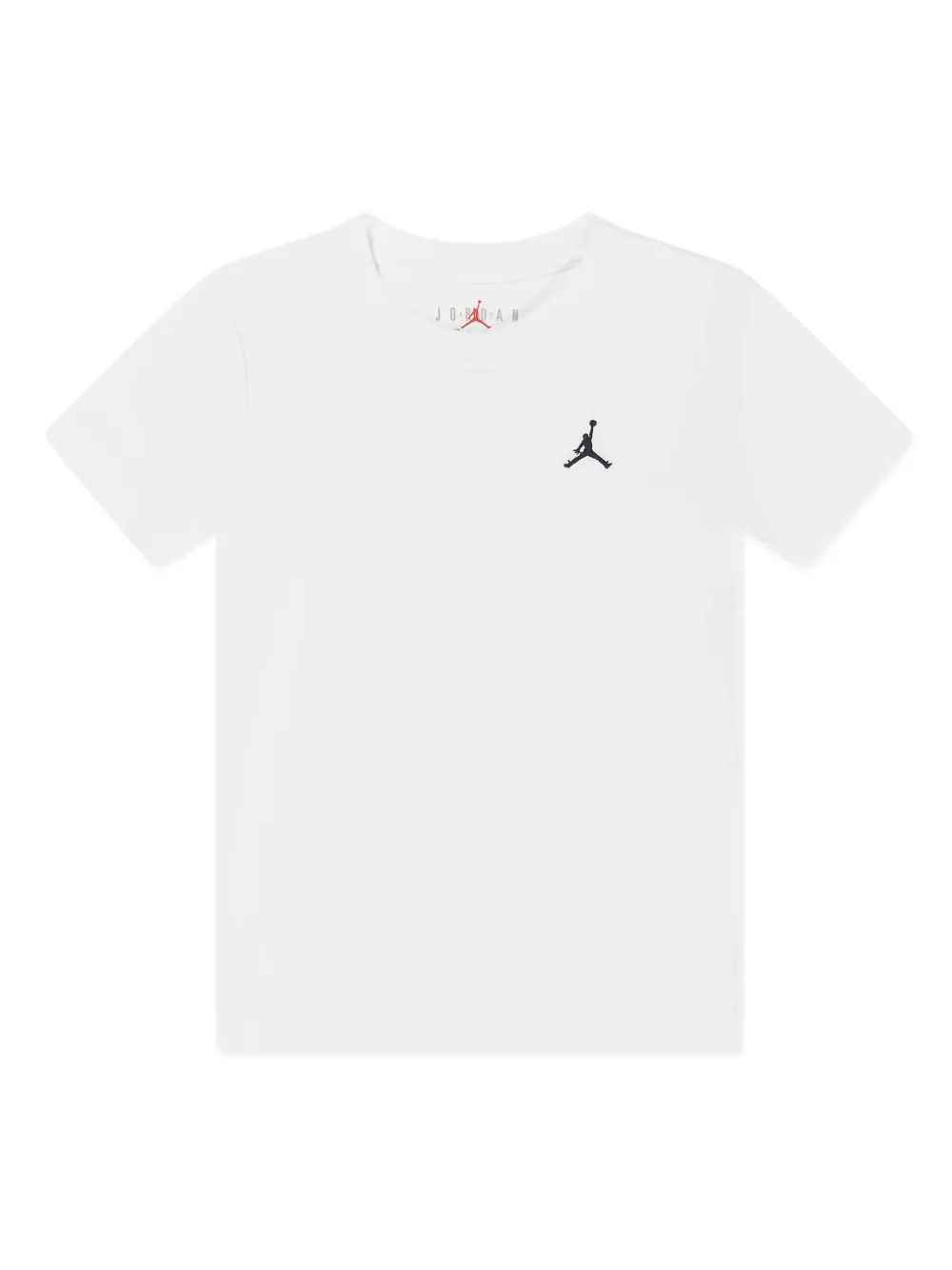 Jordan Kids T-shirt met Jump -borduurwerk Wit